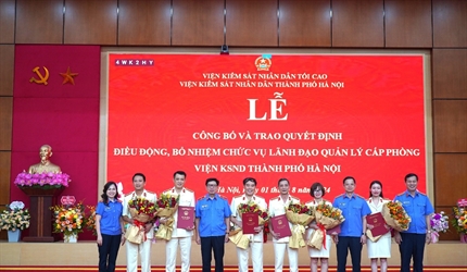 Lễ công bố và trao Quyết định điều động, bổ nhiệm Lãnh đạo quản lý cấp...